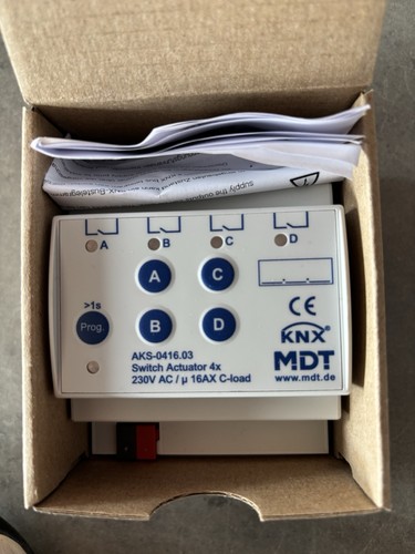 Mdt knx schaltaktor - knx, 4x