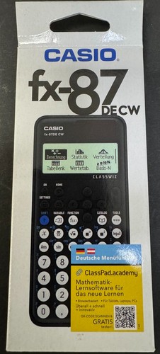 Casio classwiz 87de cw - fx-87de,