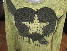 Cipo & Baxx, Langarm T-Shirt, khaki, Gr. XS ***ungetragen***