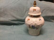 Deckelvase KPM Royal Bavaria  schöne Vase  Handbemalt Blumen