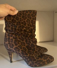 Vintage Leo 8 cm High Heel Stiefeletten 80s Gr. 40