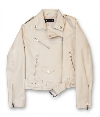 Zara kunstlederjacke cropped - kunstlederjacke,