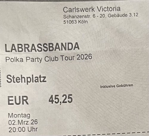 Tickets labrassbanda polka - tickets,