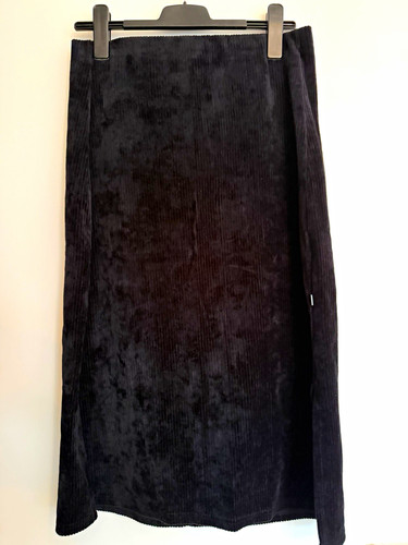 Damen cordrock schwarz - cordrock,