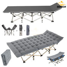 Feldbett 190cm Campingbett Bett Liege Gästebett Klappbett Faltbett Innenbereich