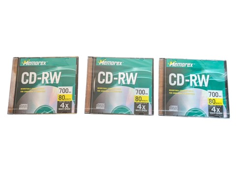 Memorex rewritable 700mb - cd-rw,