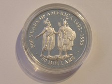 50 Dollar Silbermünze - 500