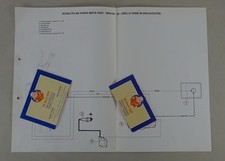 Schaltplan / Elektrik Vespa Mofa Ciao - Bravo - Si - Grillo ohne Blinkleuchten