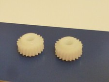 Märklin Spur1: 2 Stück Schneckenrad für V100/ Br 212 alt, Modul 0,6 Zz=22, Neu