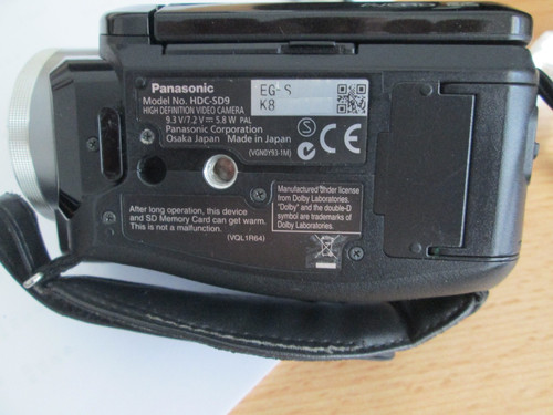 Panasonic hdc sd9 s - hdc-sd9, eg-s