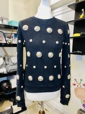 Versace Medusa Knopf Pullover