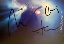 Pink turns blue Mic Jogwer Autogramm Rarität