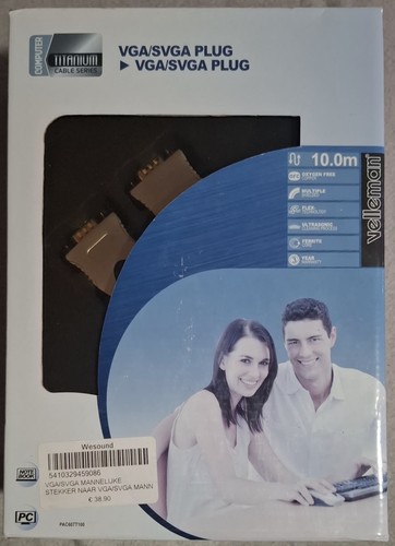 Velleman vga svga - vga/svga, stecker