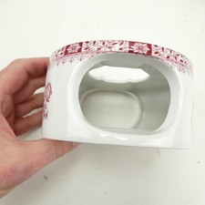 Seltmann Weiden Theresia Rotes Blumenmuster Stövchen KT-1466