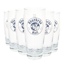 6x Oberbräu Hell Bier Gläser