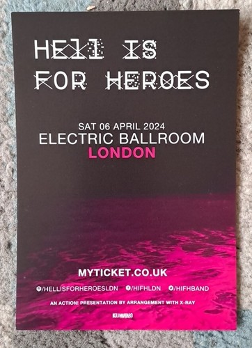 Hell for heroes postcard - for,