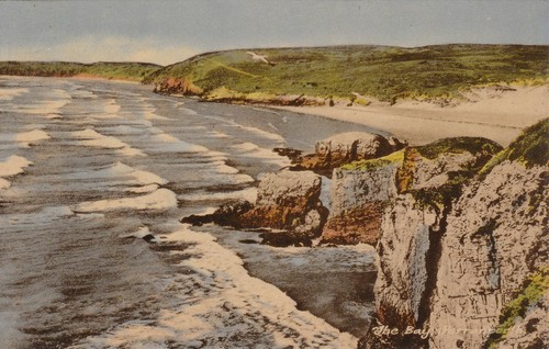The bay cliffs perranporth - bay, &