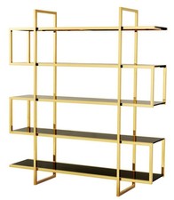 Eichholtz Luxus Regalschrank Gold 160 x 42 x H. 180 cm - Designer Hotel Möbel