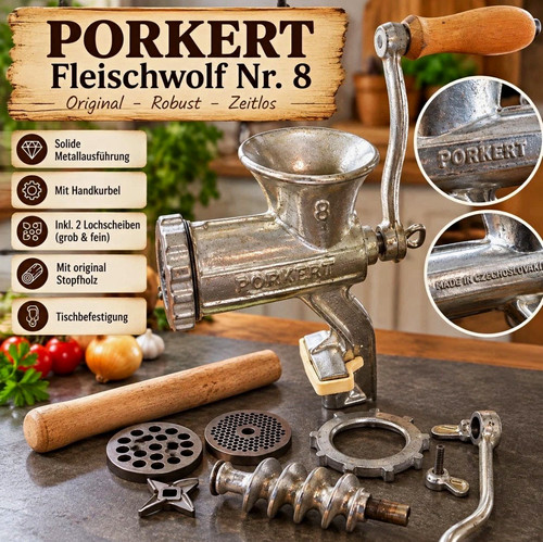 Porkert fleischwolf 8 - porkert,
