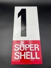 Metallschild shell super - metallschild,