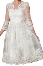 Brautkleid Standesamtkleid