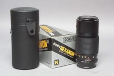 Konica Hexanon  AR 4,0/200mm mit Adapter an SLR-Digitalkamera verwendbar