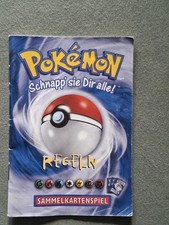 Pokémon Schnapp Sie Dir Alle ! Regelheft Sammelkartenspiel Base Set Vintage