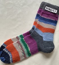 handgestrickte Wollsocken
