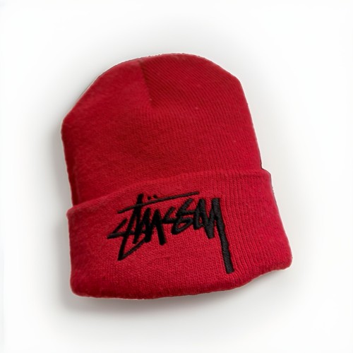 Rote stüssy beanie - rote,