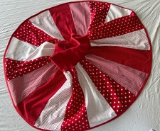 Clownsrock Karneval handmade Gr. S - XL rot weiß