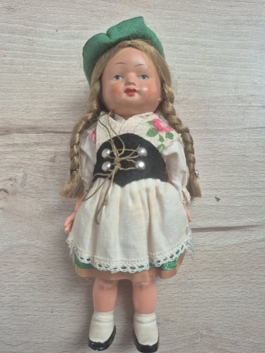 Vintage trachtenpuppe 60er - vintage, 50/60er