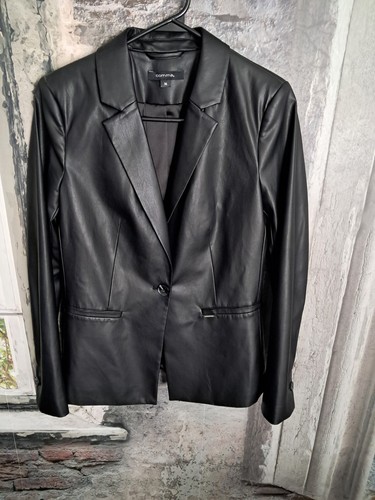 Comma damen kunstleder blazer - damen,