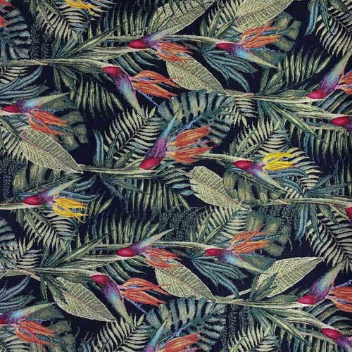 Deko stoff gobelin blumen - stoff,