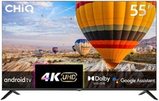 CHiQ U55N9C1 55 Zoll LED 50Hz Android 4K-Fernseher schwarz - Neu