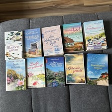 Bücherpaket 10 Frauenromane ,Meer, Liebe,Romantik,Taschenbücher