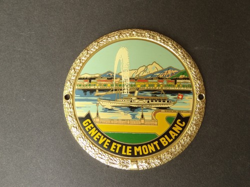 Alte plakette genf geneve - plakette,