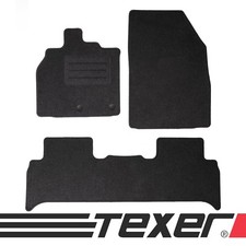 Fussmatten für Renault Scenic III 3 2009- Anthrazit / Graphit Textil Fußmatten