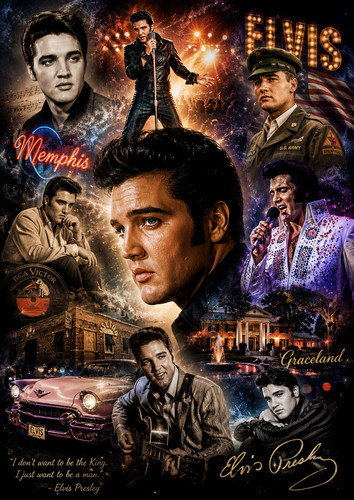 Elvis presley the king - ✨,