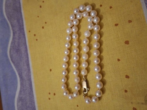 Perlen kette mit - perlen,