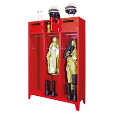 Feuerwehrschrank / 2 Abteile /