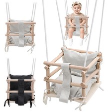 Holzschaukel für Kinder mit