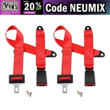 2 Punkt Sicherheitsgurt Rot