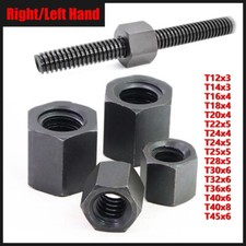 45# Stahl Sechskant Mutter für Leitspindel T12-T45 Trapezgewindespindel