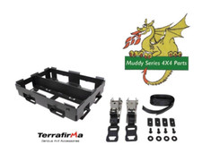 Land Rover Nato Doppel 20 Ltr Dachträger Kanister Träger 4x4 Expedition Ablage