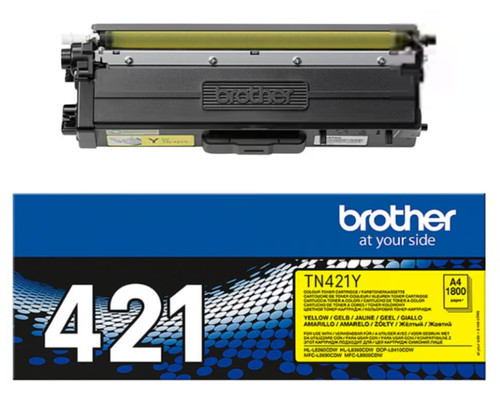 Brother 421y original toner - tn-421y,