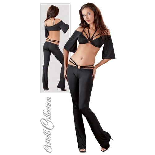 Top und lange hose bauchfrei - und,
