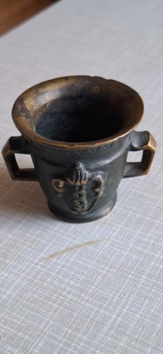 Mörser bronze miniatur - mÖrser,