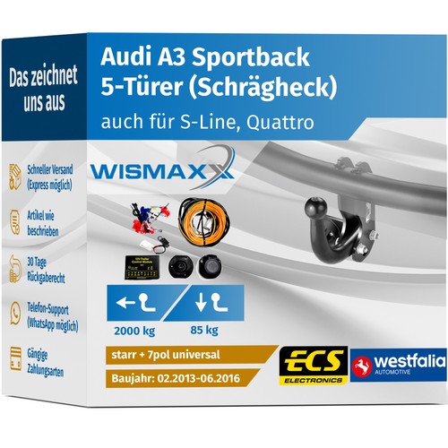 Anhängerkupplung für audi - anhÄngerkupplung,