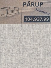 Ikea PÄRUP Bezug für 2er Sofa Gunnared beige 104.937.99 Wechselbezug NEU