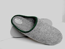 / superleichte Filzpantoffeln aus dem Erzgebirge 38 - 49  mit Gummisohlen